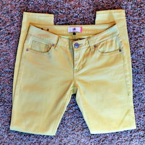 CABI Yellow Skinny Jeans - Size 4